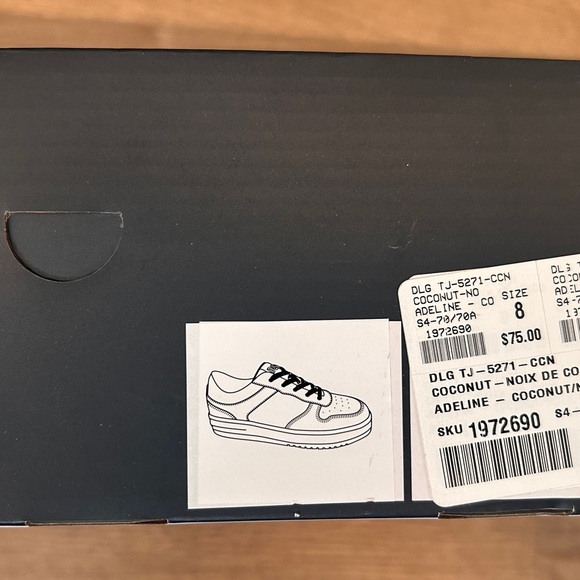 Brand new DLG women sneakers in box. Size 8. - Picture 9 of 10